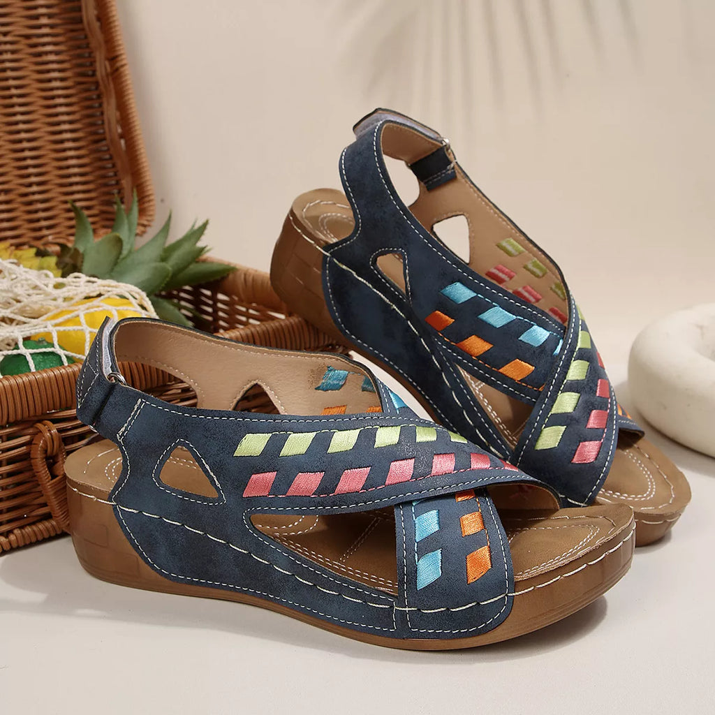 Open Toe Wedge Sandals