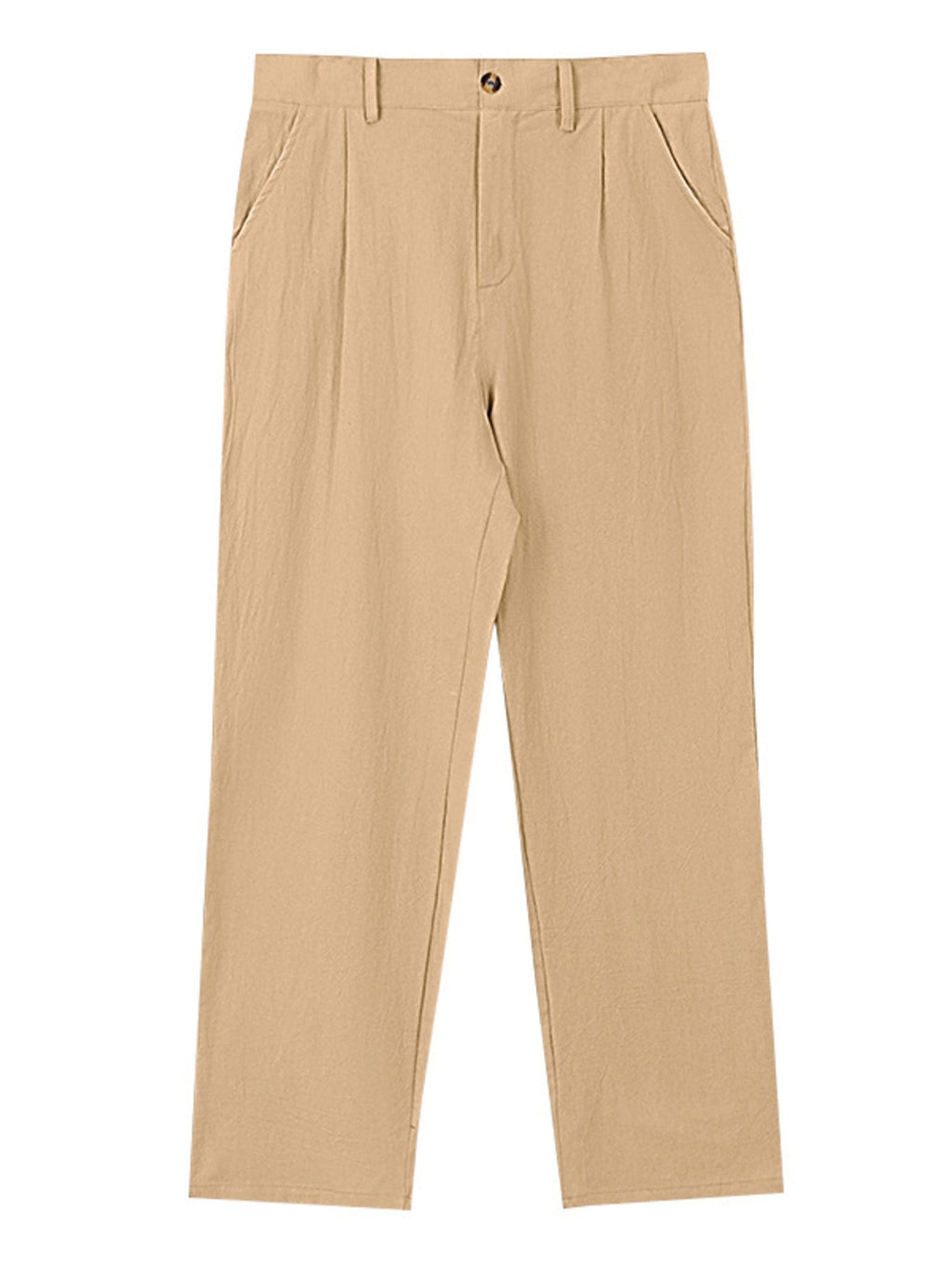 Men's Full Size Relaxed Fit Pleated Pants Plus Size