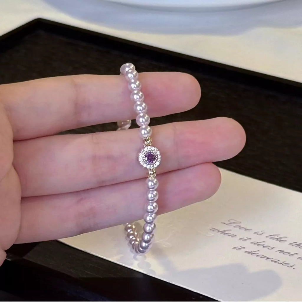 Alloy Pearl Bracelet