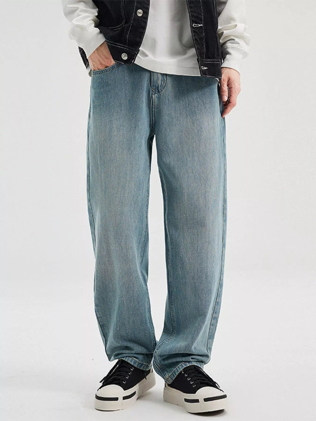 Men's Wash Relaxed Fit Jeans