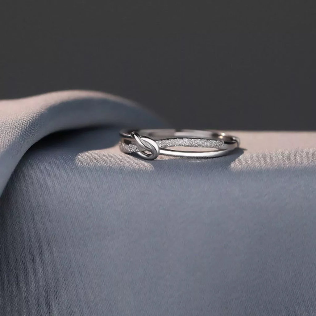 925 Sterling Silver Knot Ring