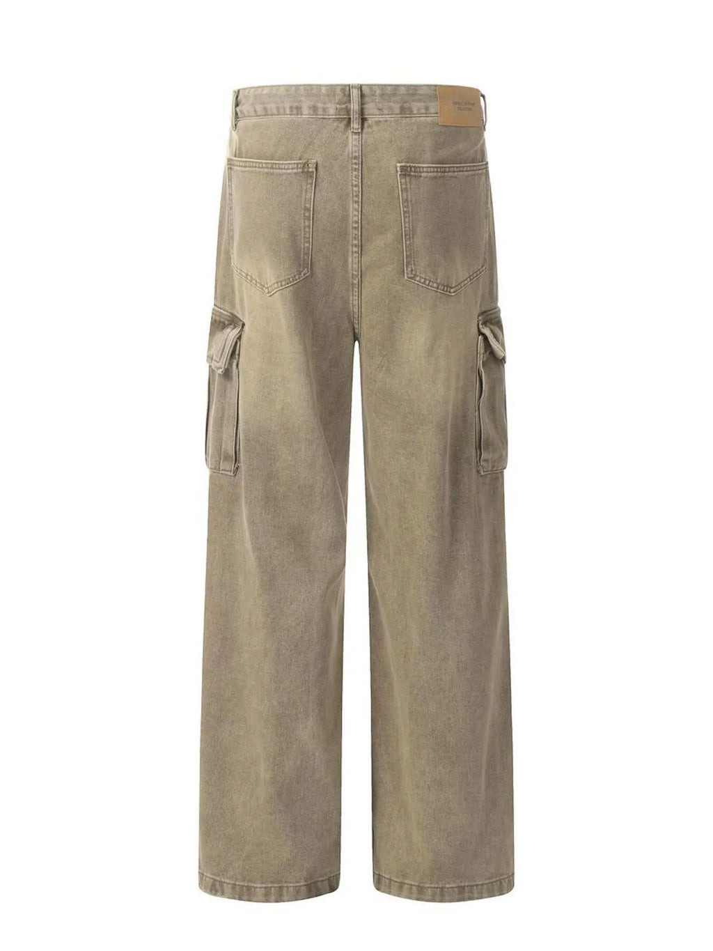 Men's Vintage Washed Cargo Jeans