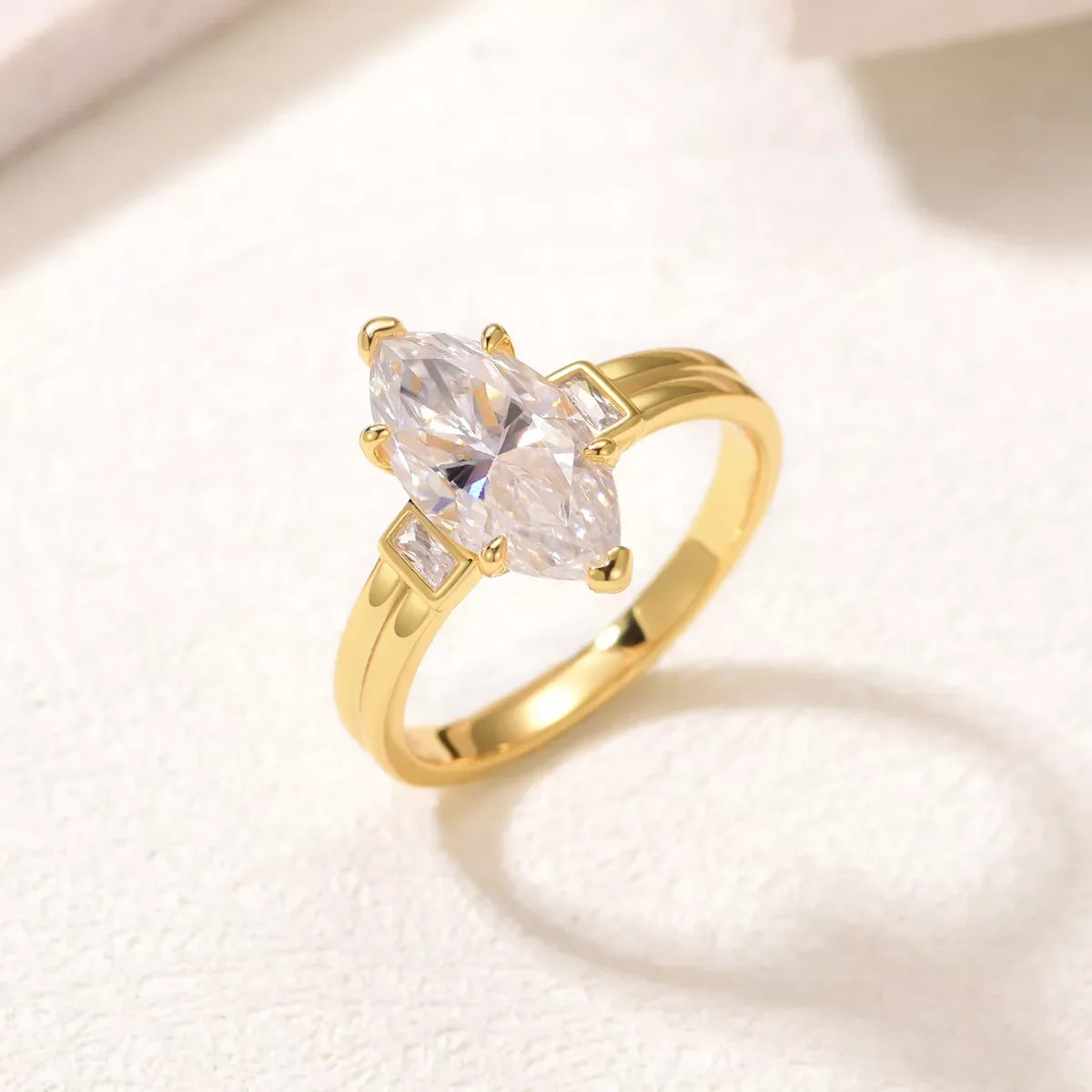 3 Carat Moissanite 925 Sterling Silver Ring