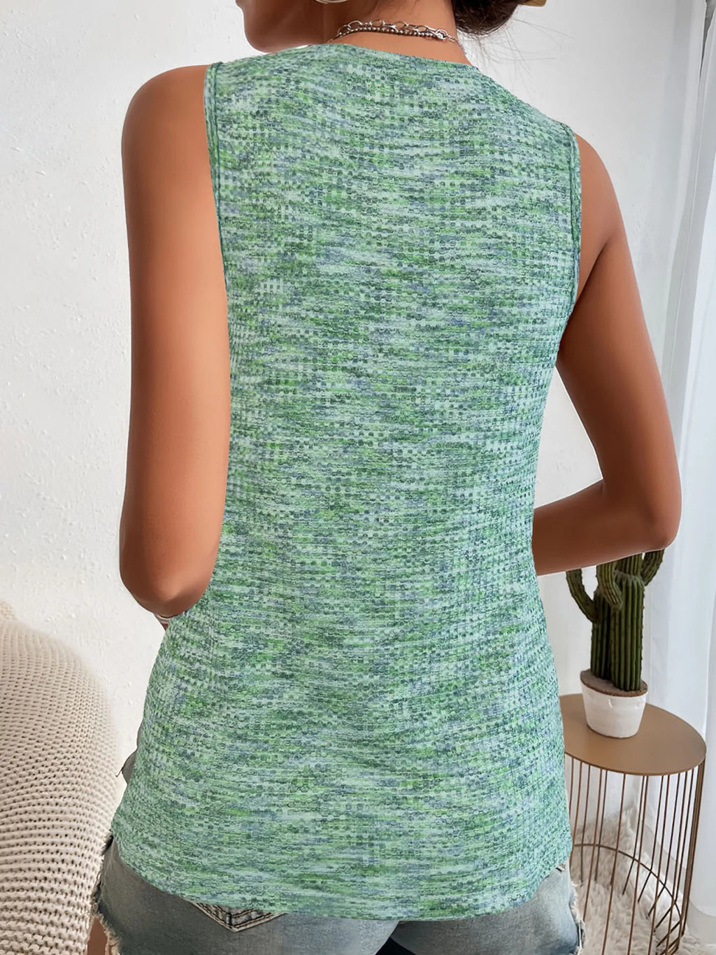 Full Size V-Neck Tank Plus Size