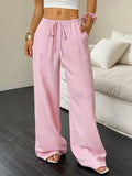 Tied Wide Leg Pants