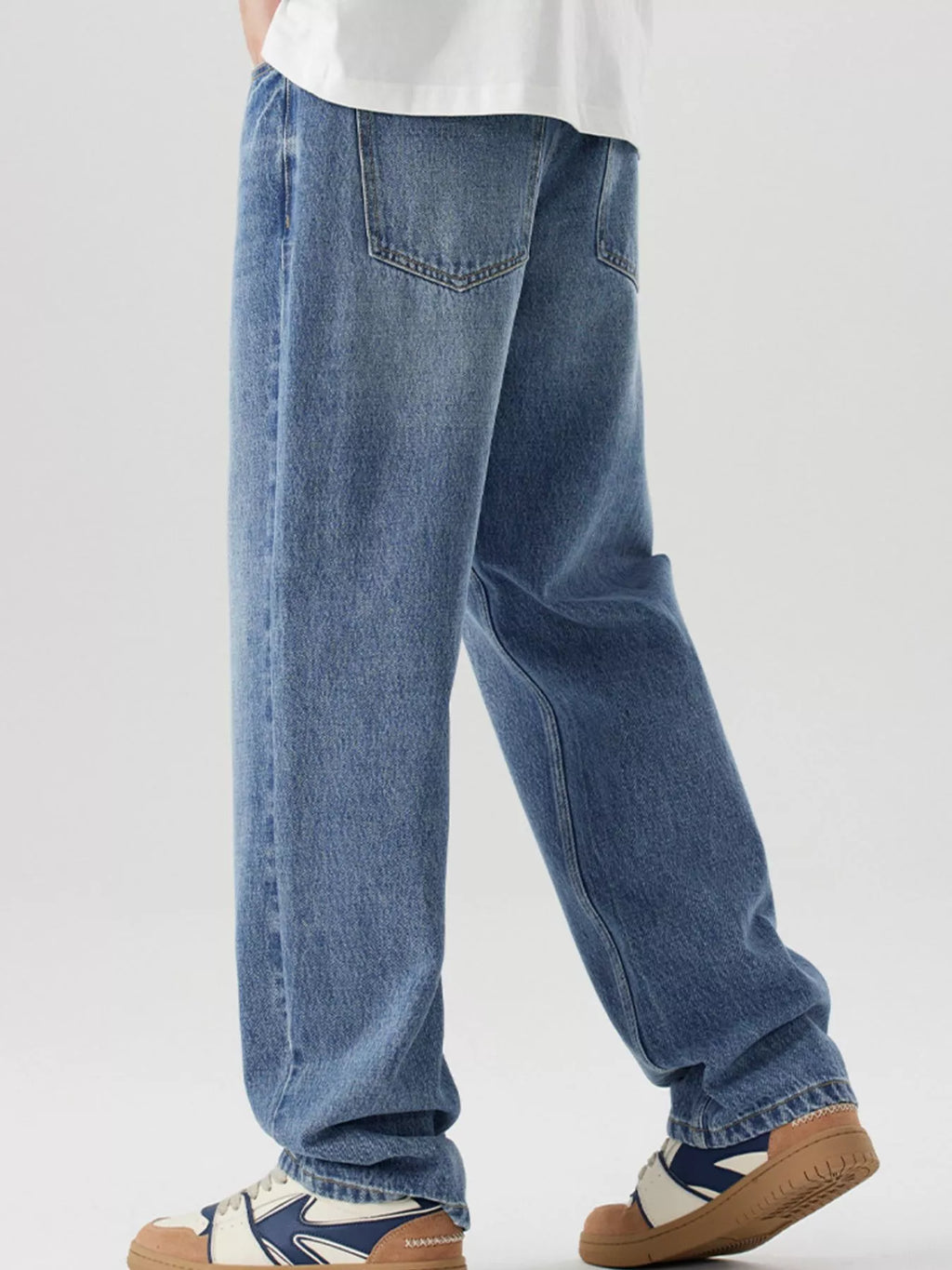 Men's Relaxed Fit Wash Jeans