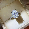 8 Carat Moissanite 925 Sterling Silver Ring