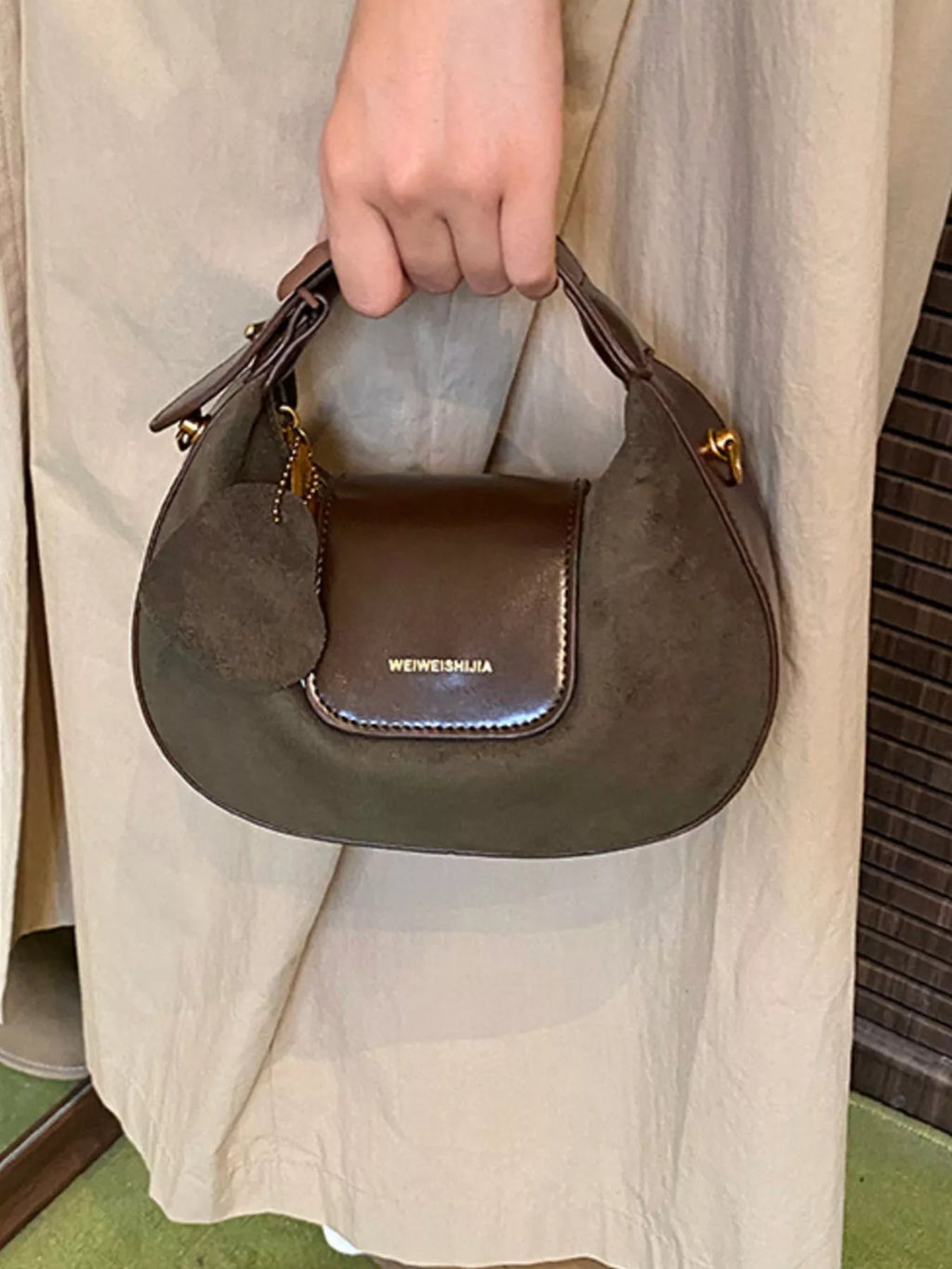Top Handle Crossbody Bag