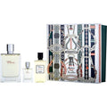 TERRE D'HERMES EAU GIVREE by Hermes EAU DE PARFUM REFILLABLE SPRAY 3.4 OZ & SHOWER GEL 2.7 OZ & EAU DE PARFUM 0.42 OZ MINI