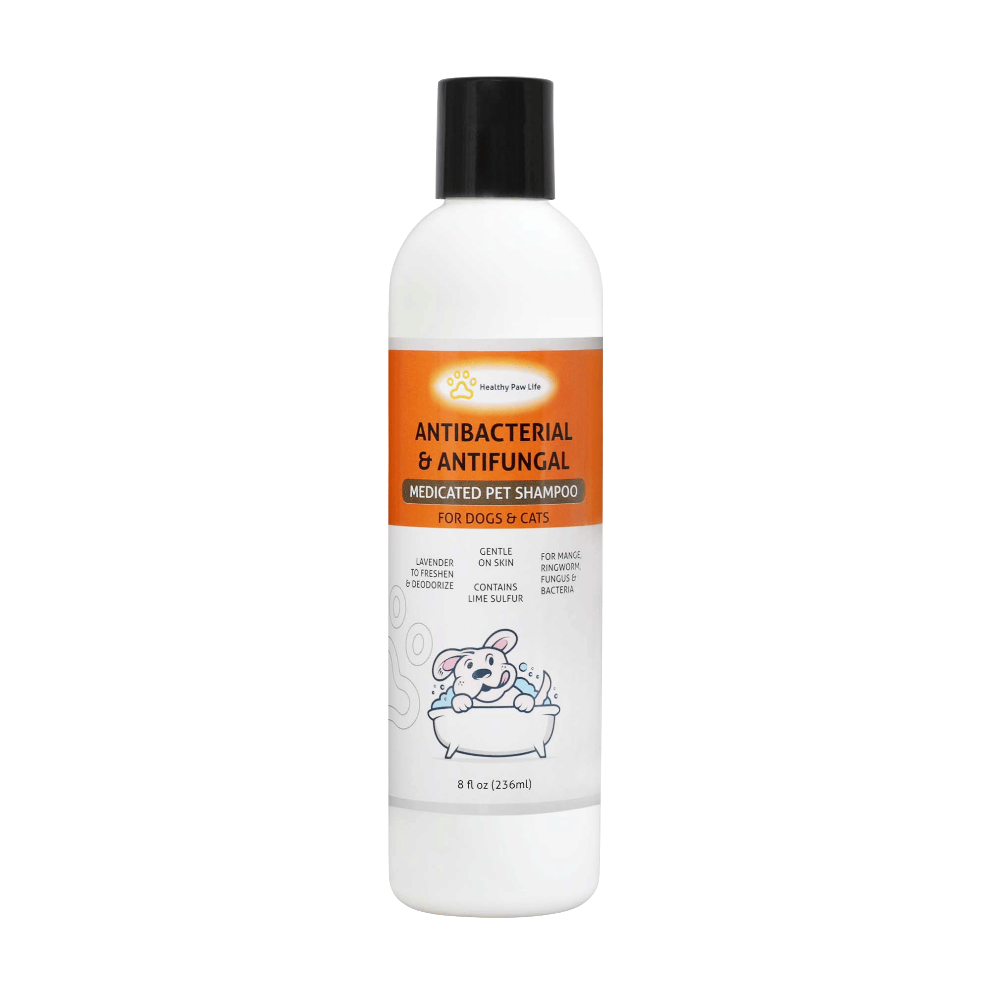 Lime Sulfur Pet Shampoo - Pet Care and Veterinary Solution for Itchy and Dry Skin - Safe for Dog;  Cat;  Puppy;  Kitten;  Horse