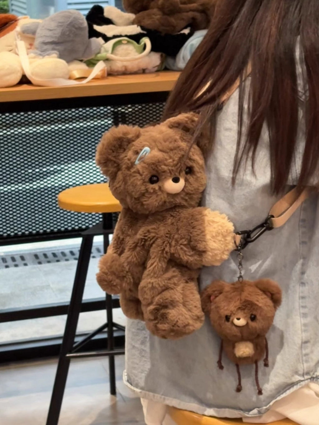 Plush Teddy Bear Backpack Bag