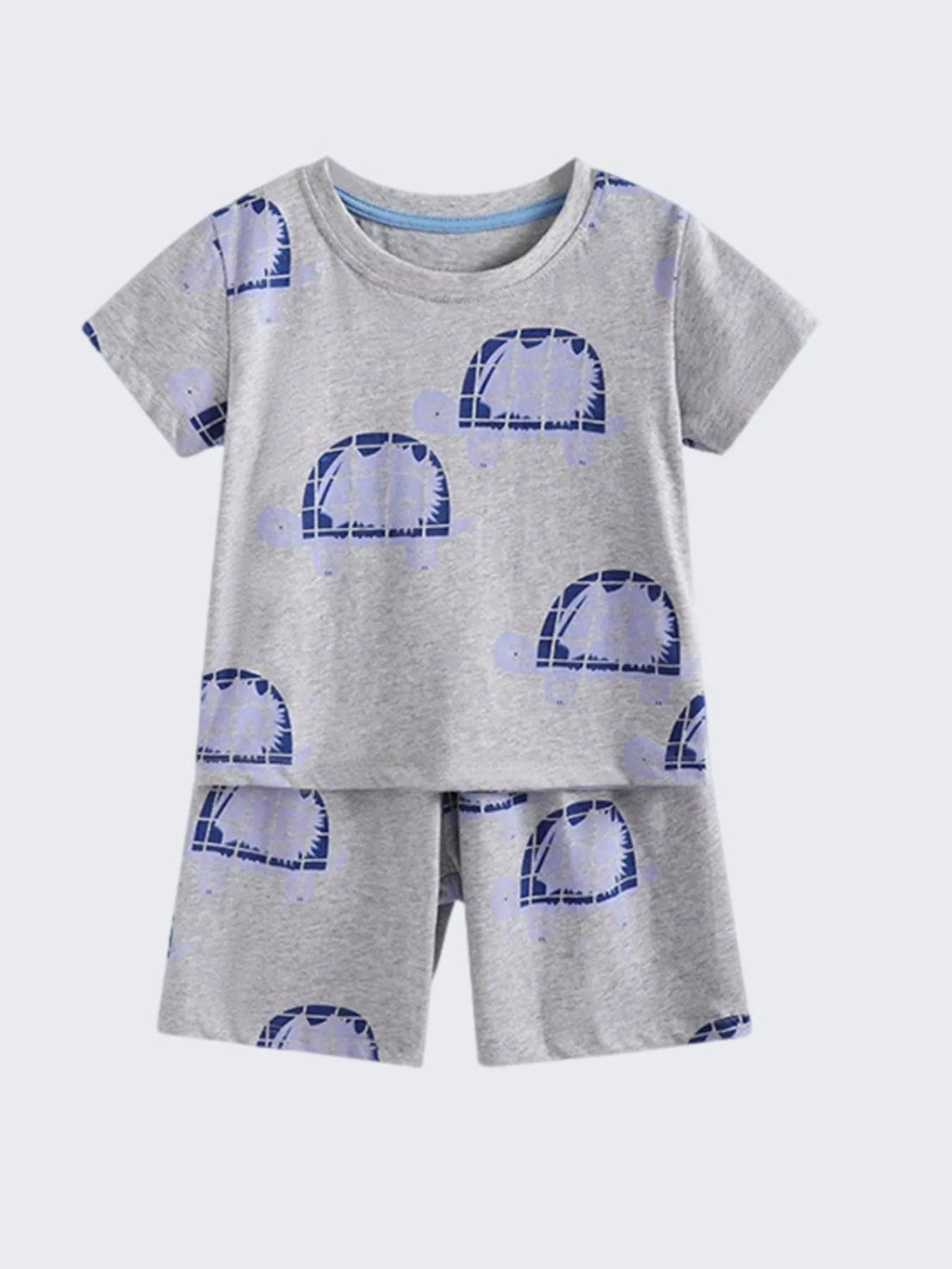 Children's Turtle Print Tee and Shorts Set