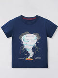 Children's Tornado Graphic Short Sleeve T-Shirt
