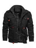 Men's Plus Size Zip Up Warm Winter Coat