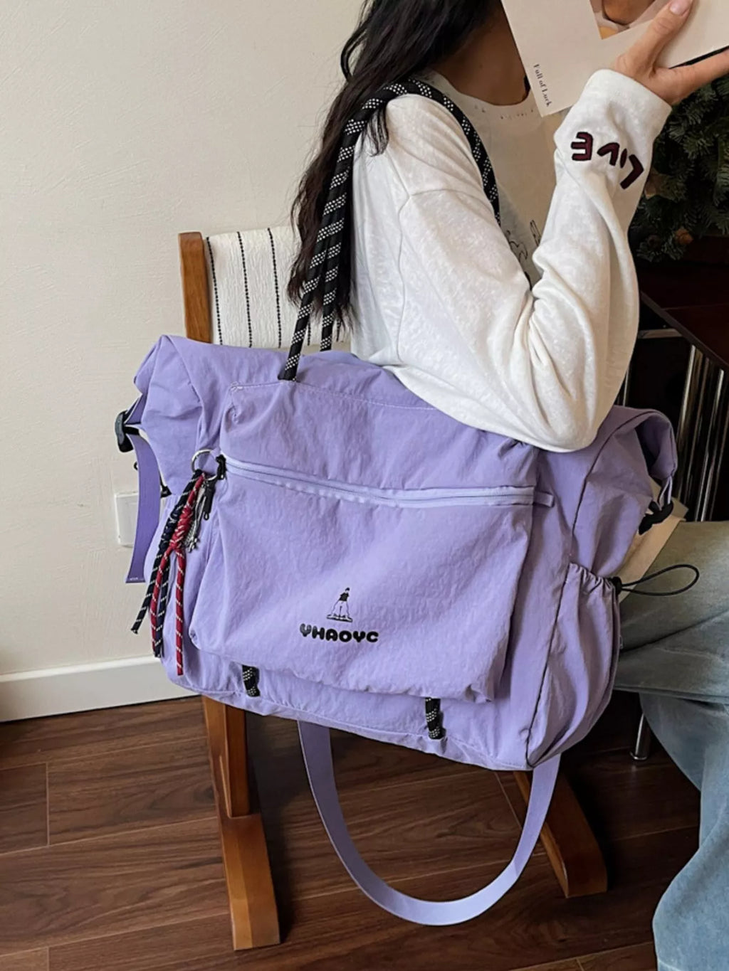 Lightweight Oxford Cloth Travel Duffel Bag