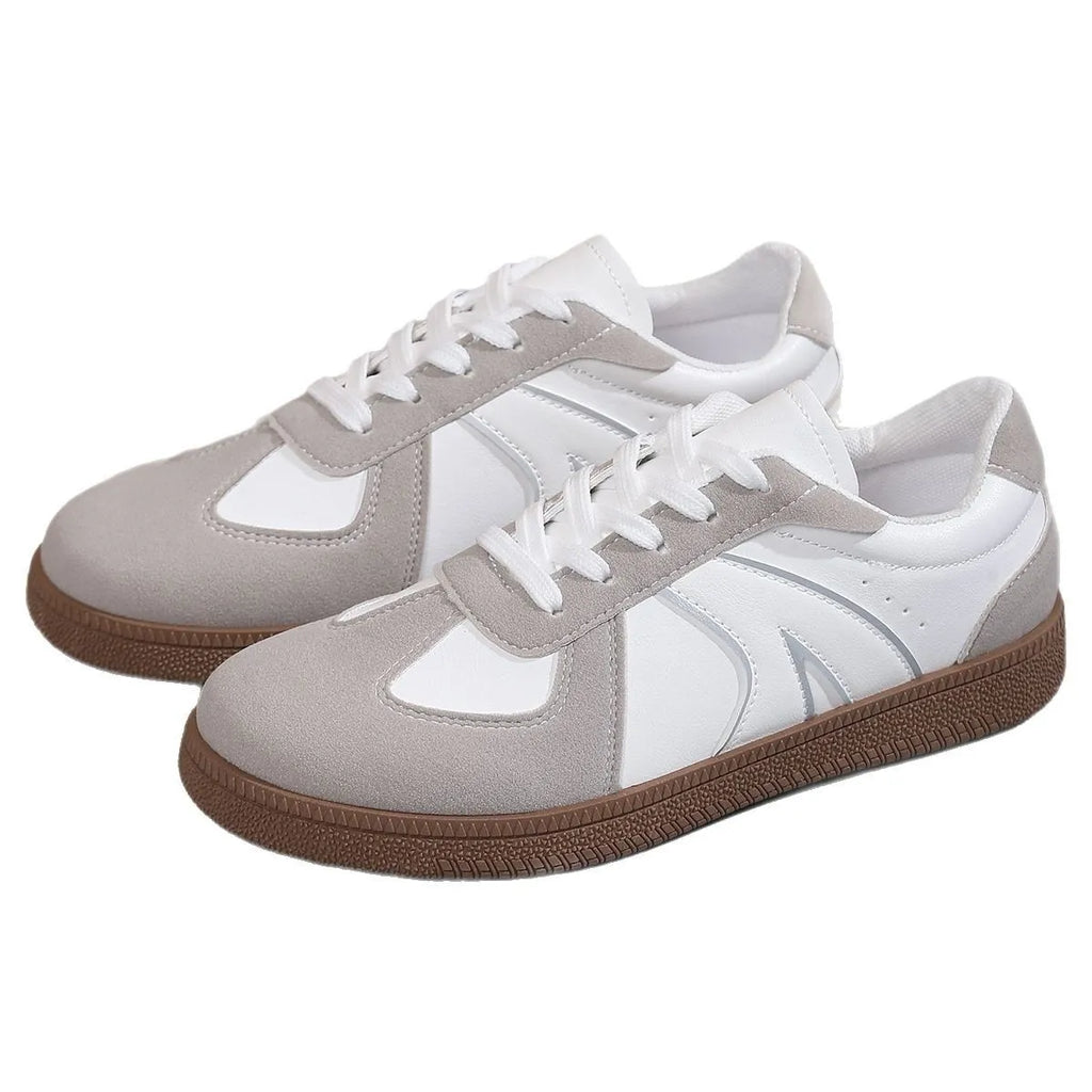Lace Up Round Toe Sneakers