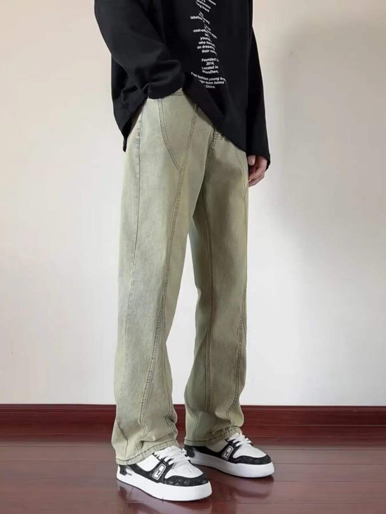 Men's Full Size Loose Fit Jeans Plus Size