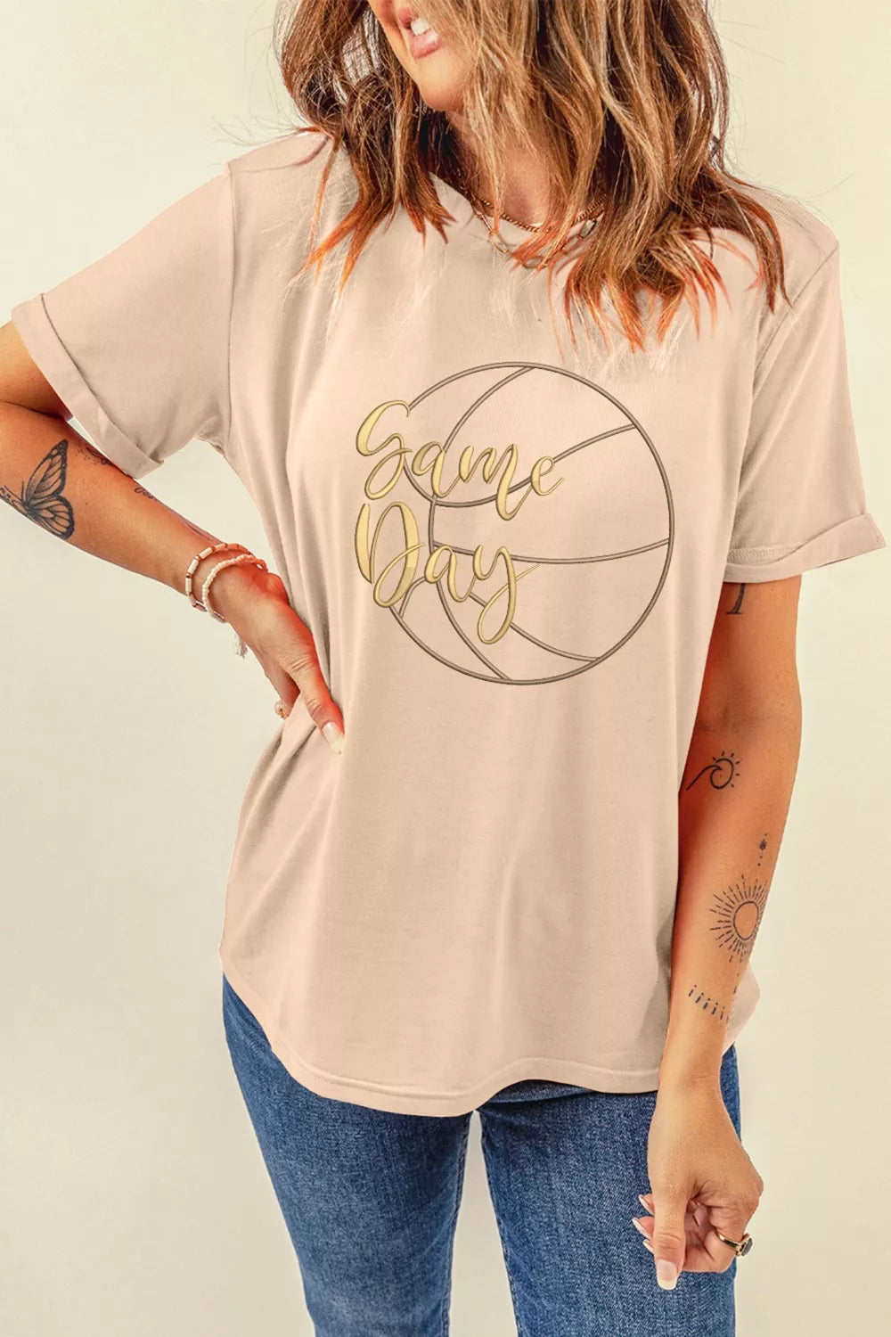 Game Day Basketball Graphic Tee