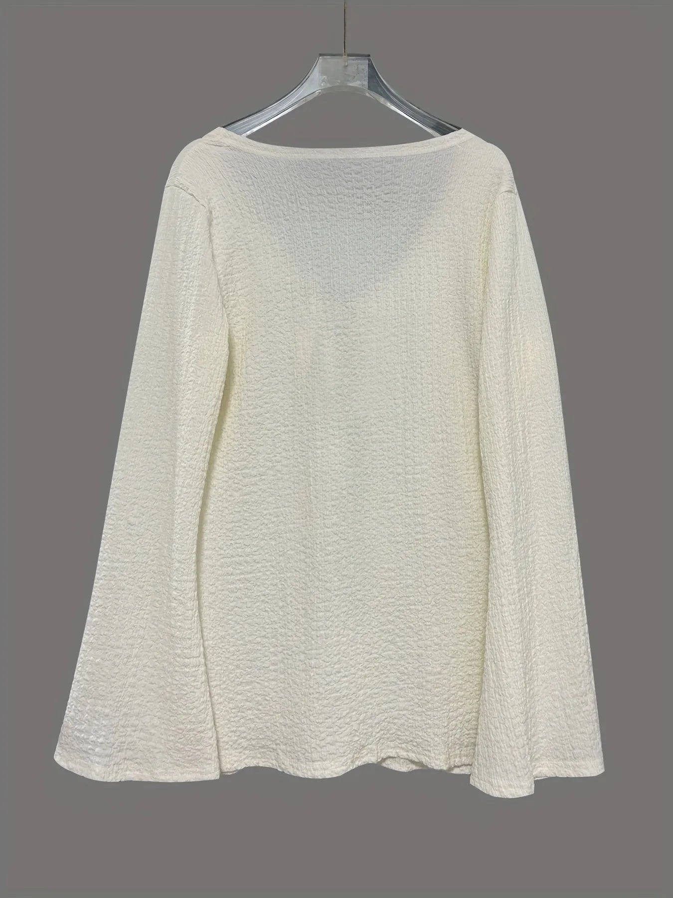 Tie Front Long Sleeve Top and Shorts Set