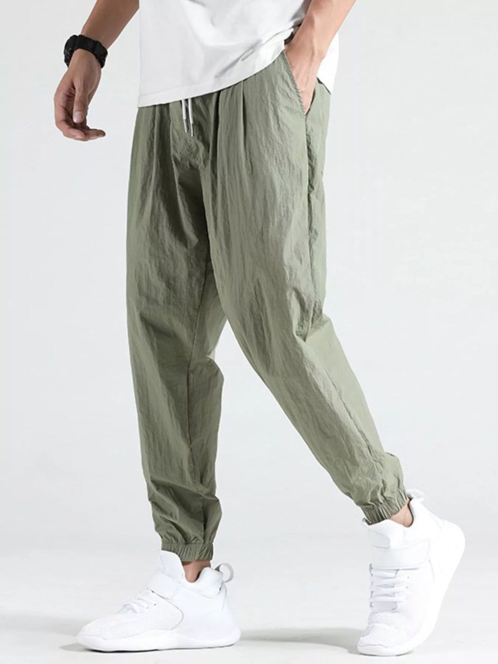 Men's Plus Size Drawstring Loose Fit Joggers