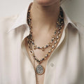 3 Piece Stainless Steel Pendant Necklace