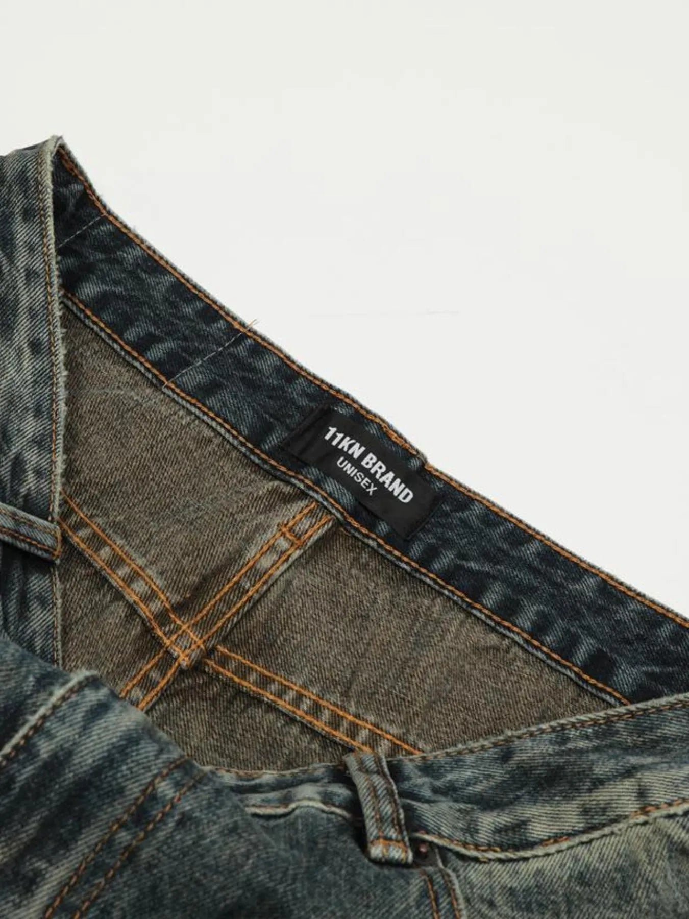 Men's Vintage Distressed Flare Jeans