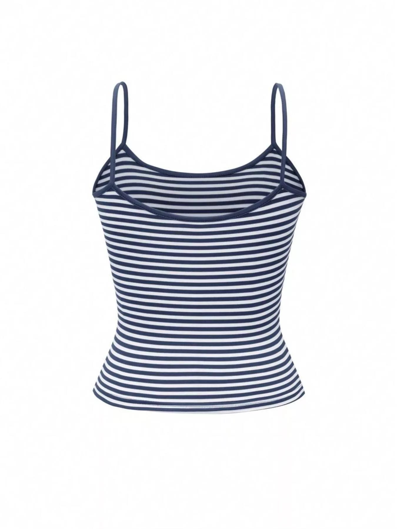 Striped Scoop Neck Cami