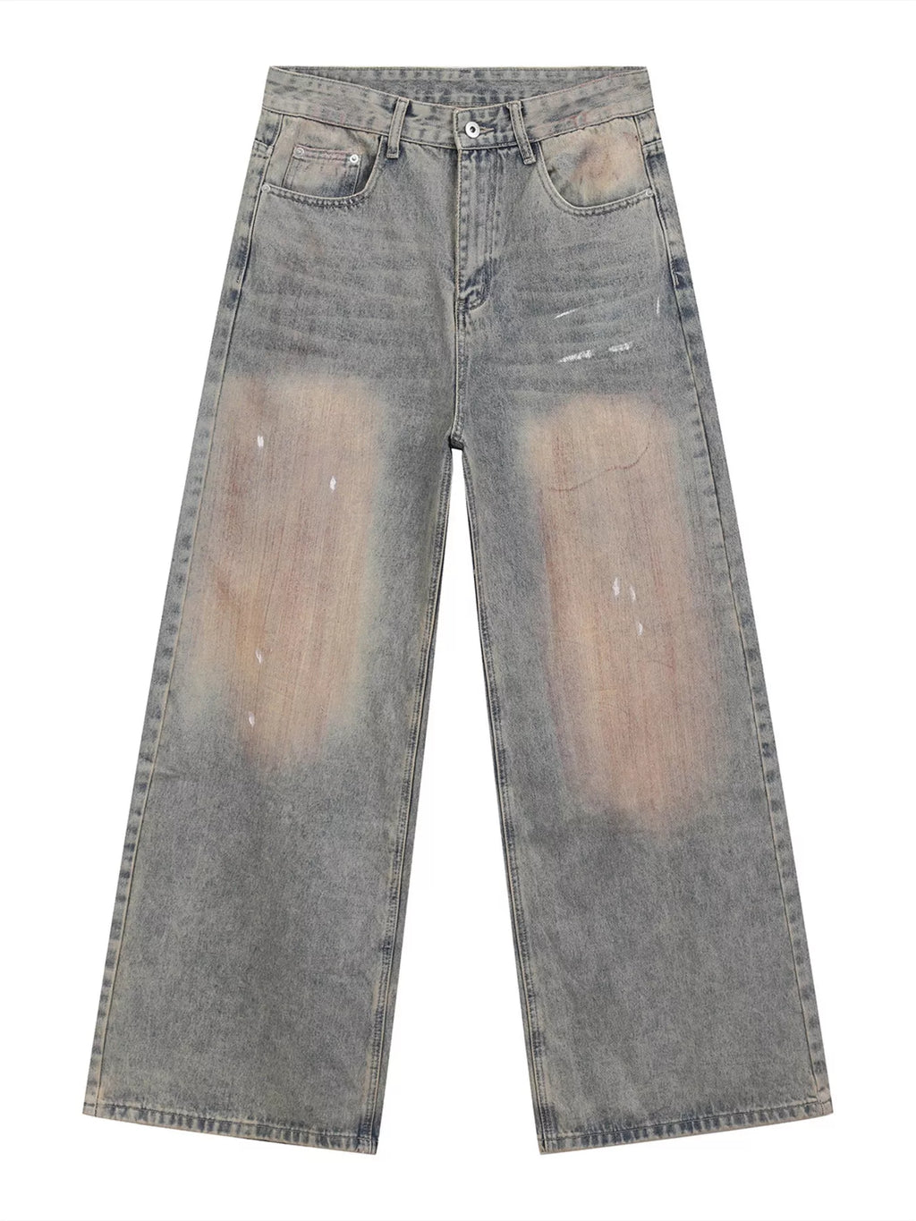 Men's Baggy Vintage Wash Jeans