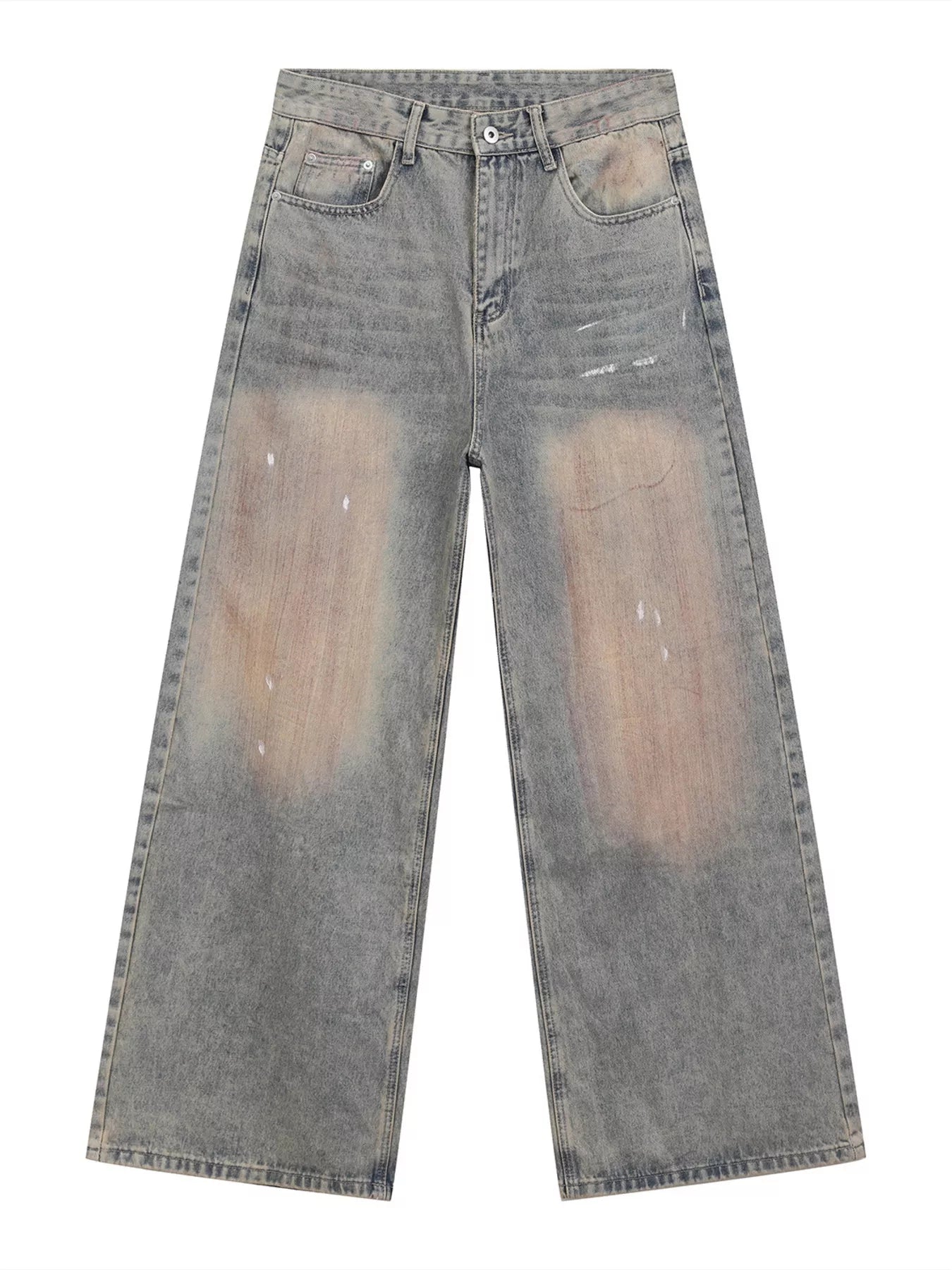 Men's Baggy Vintage Wash Jeans