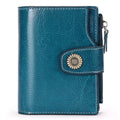 Vintage Style Leather Bifold Wallet