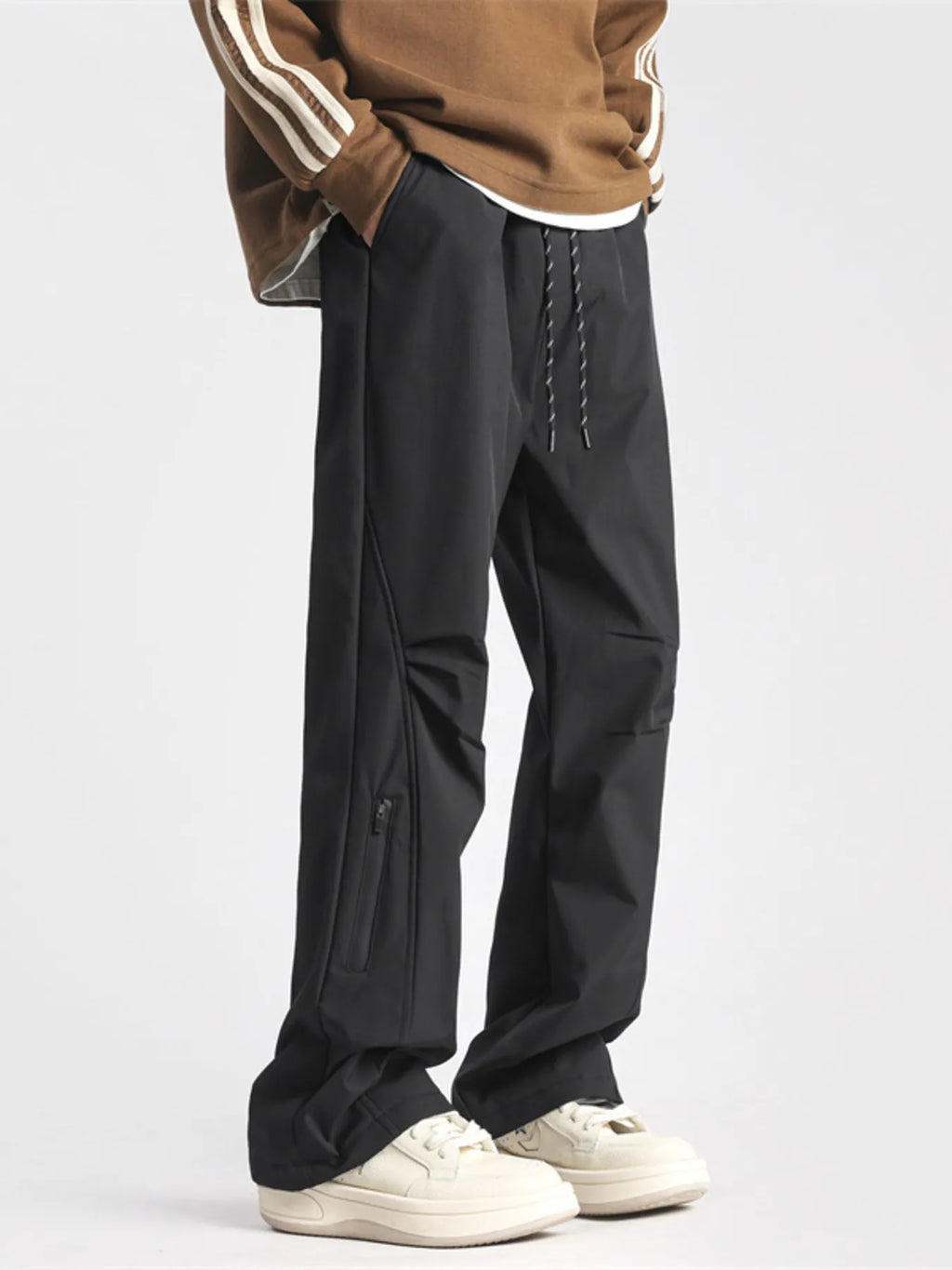 Men's Plus Size Casual Loose Fit Drawstring Pants