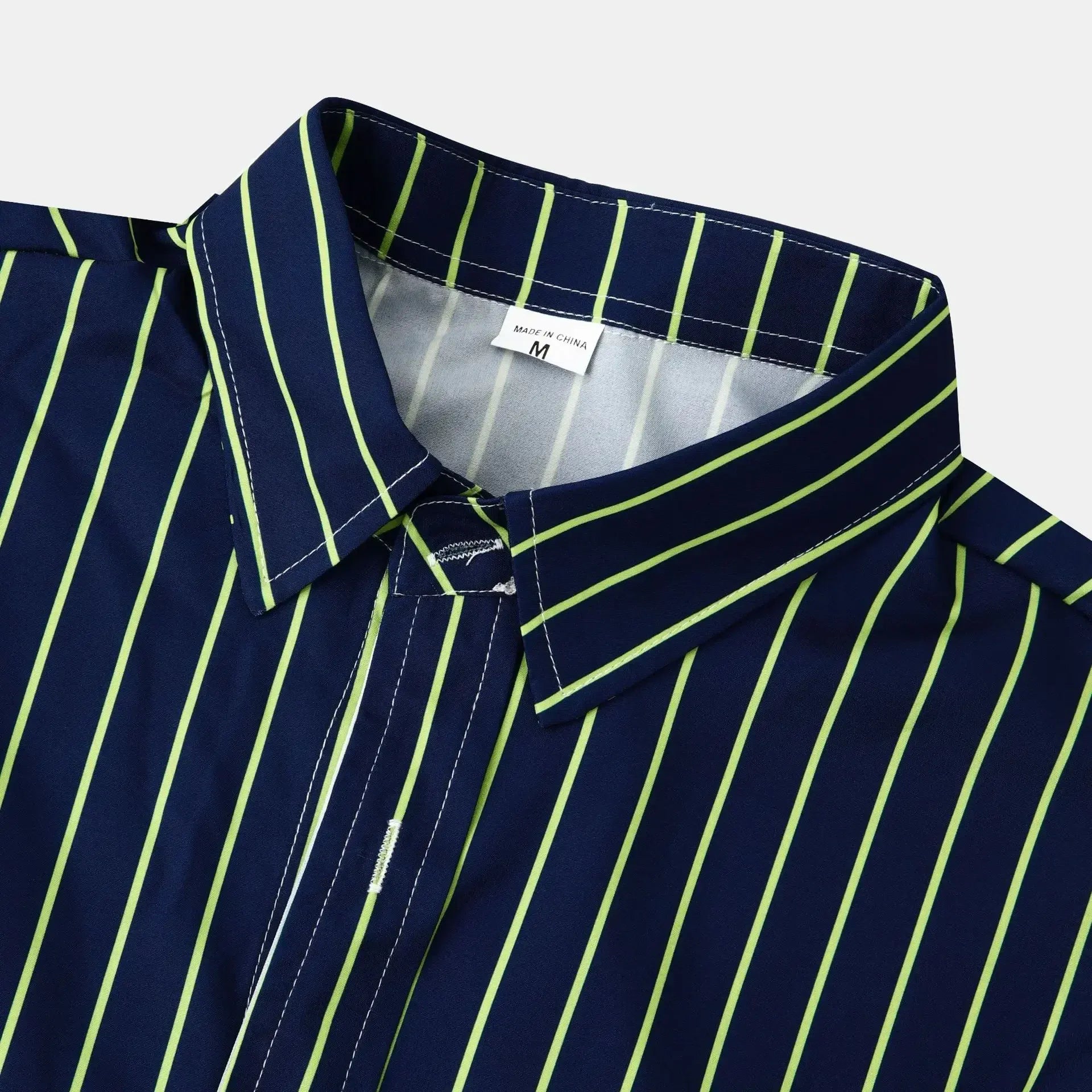 Men's Striped Button-Down Shirt