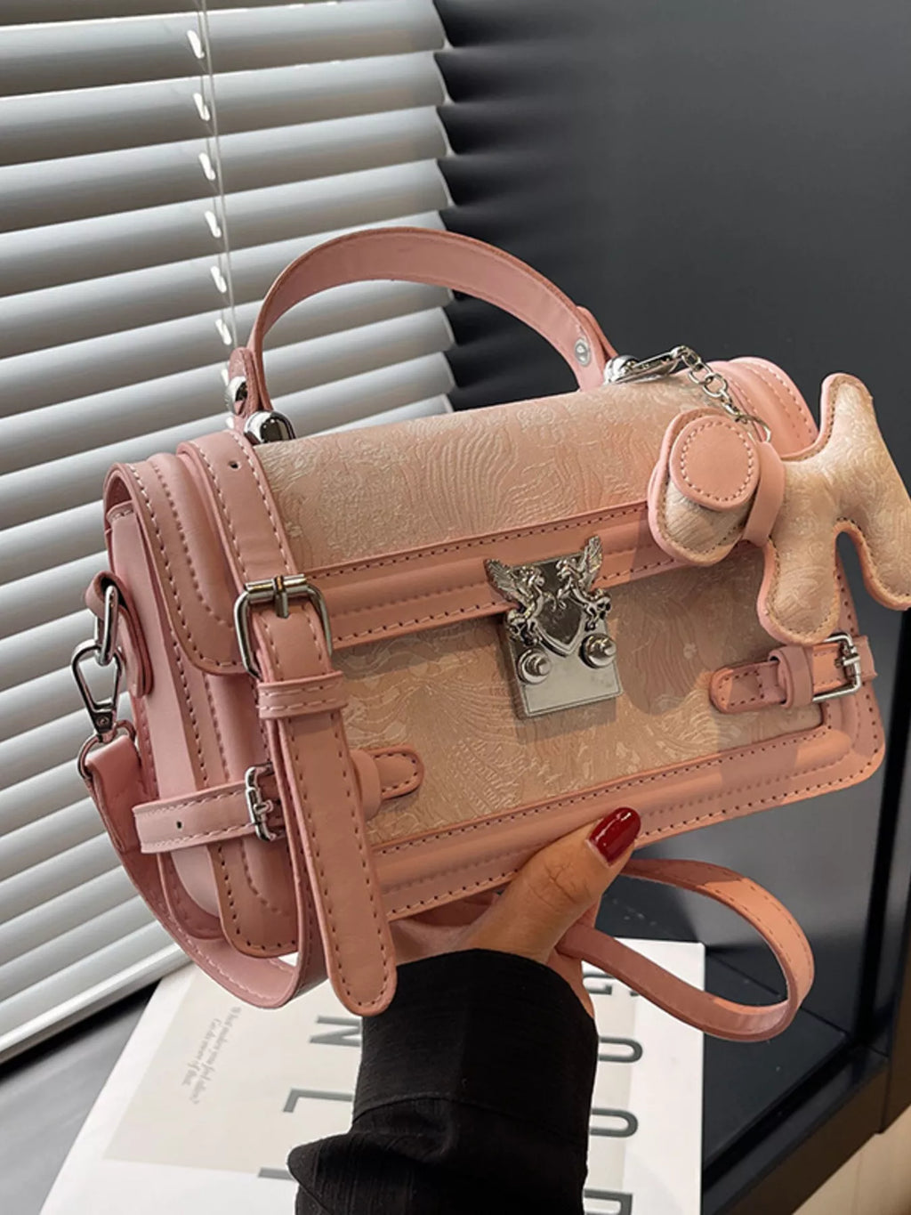Adjustable Strap Flap Crossbody Bag