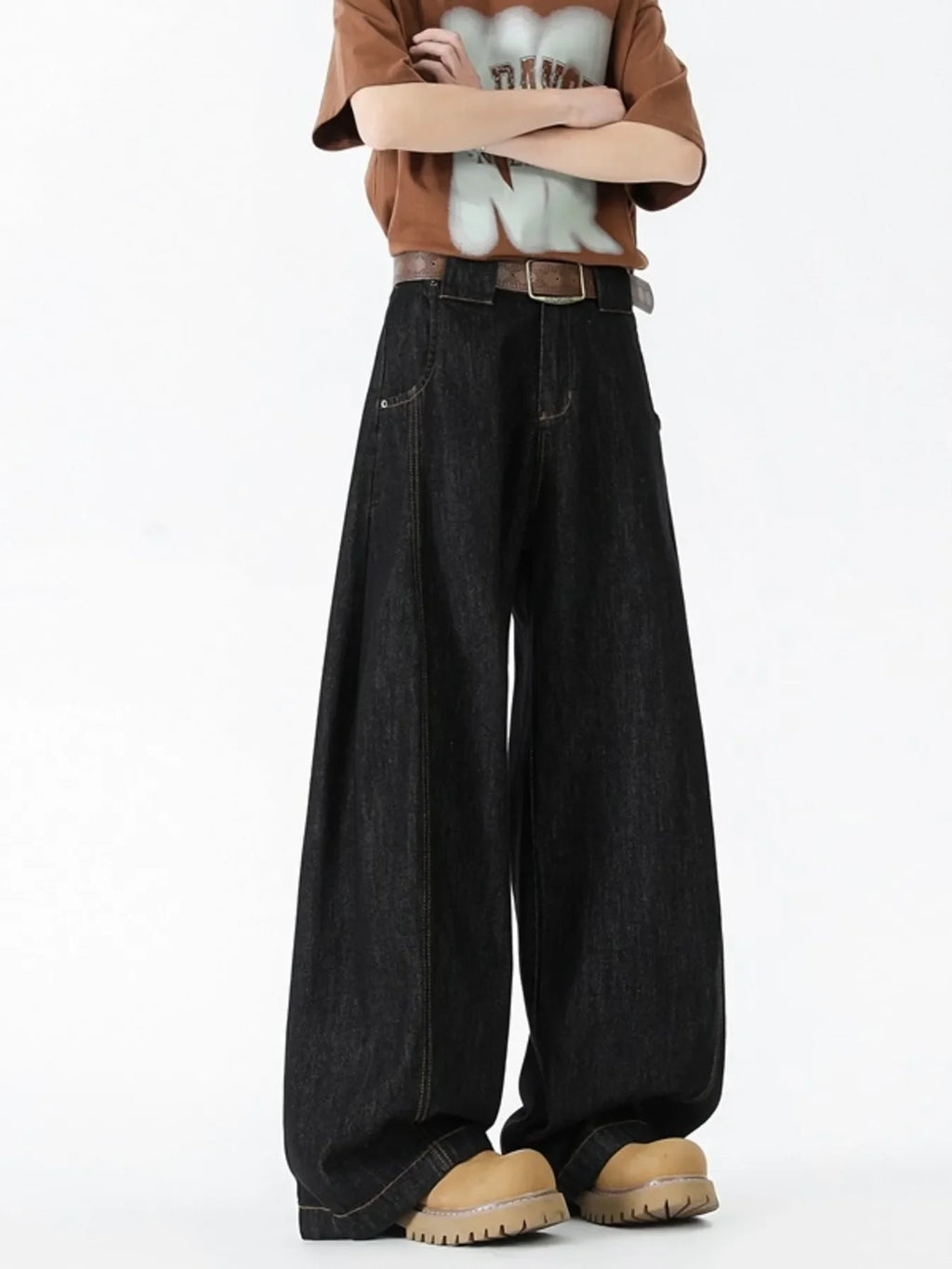Men's Wide Leg Jeans