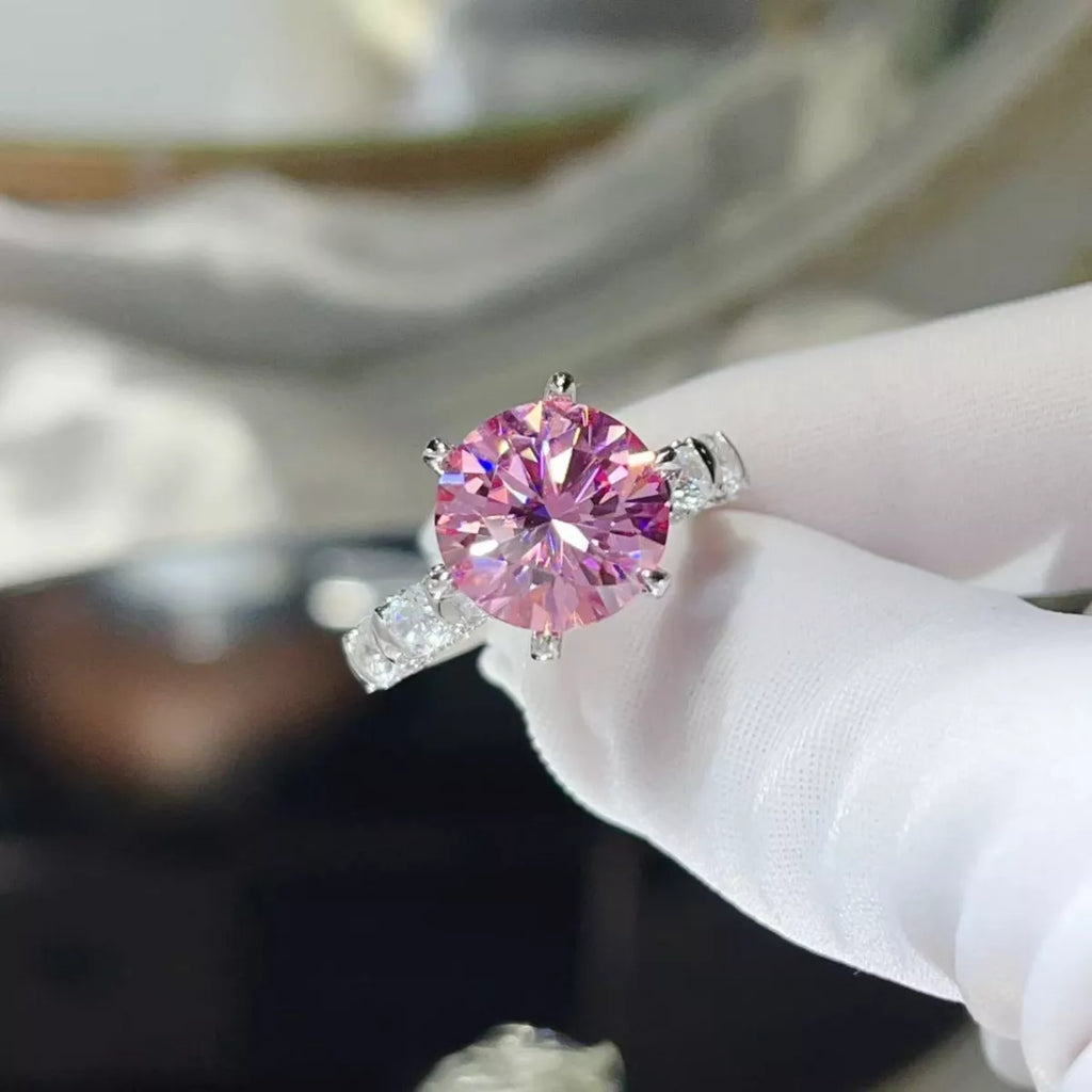 5 Carat Moissanite 6-Prong 925 Sterling Silver Ring