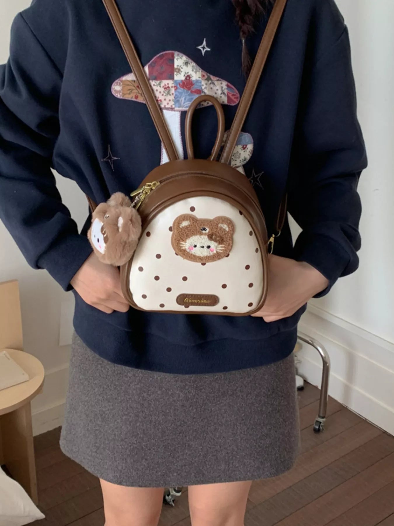 Cartoon Bear Backpack Bag