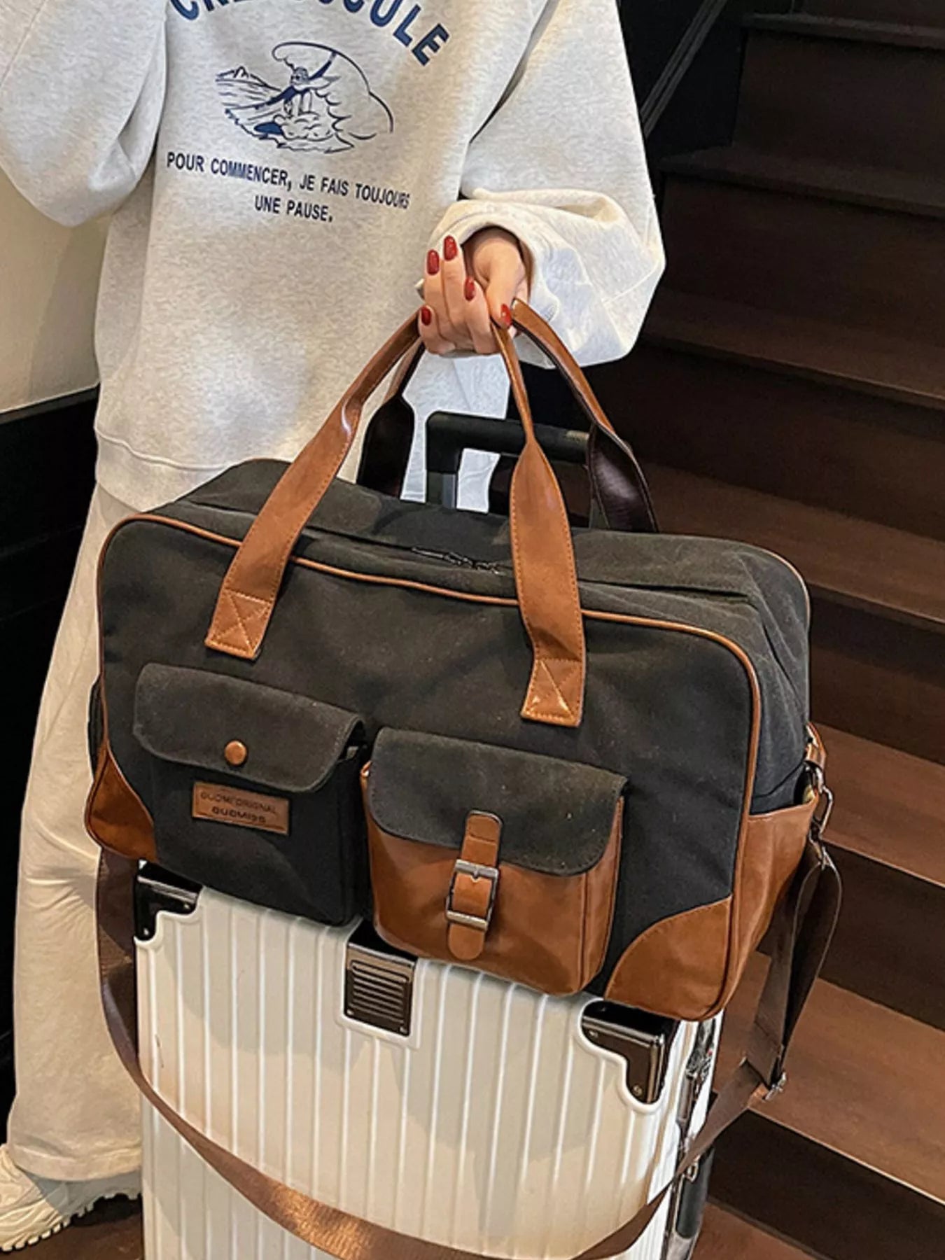 Multiple Pockets Travel Bag