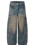 Men's Washed Wide Leg Baggy Jeans