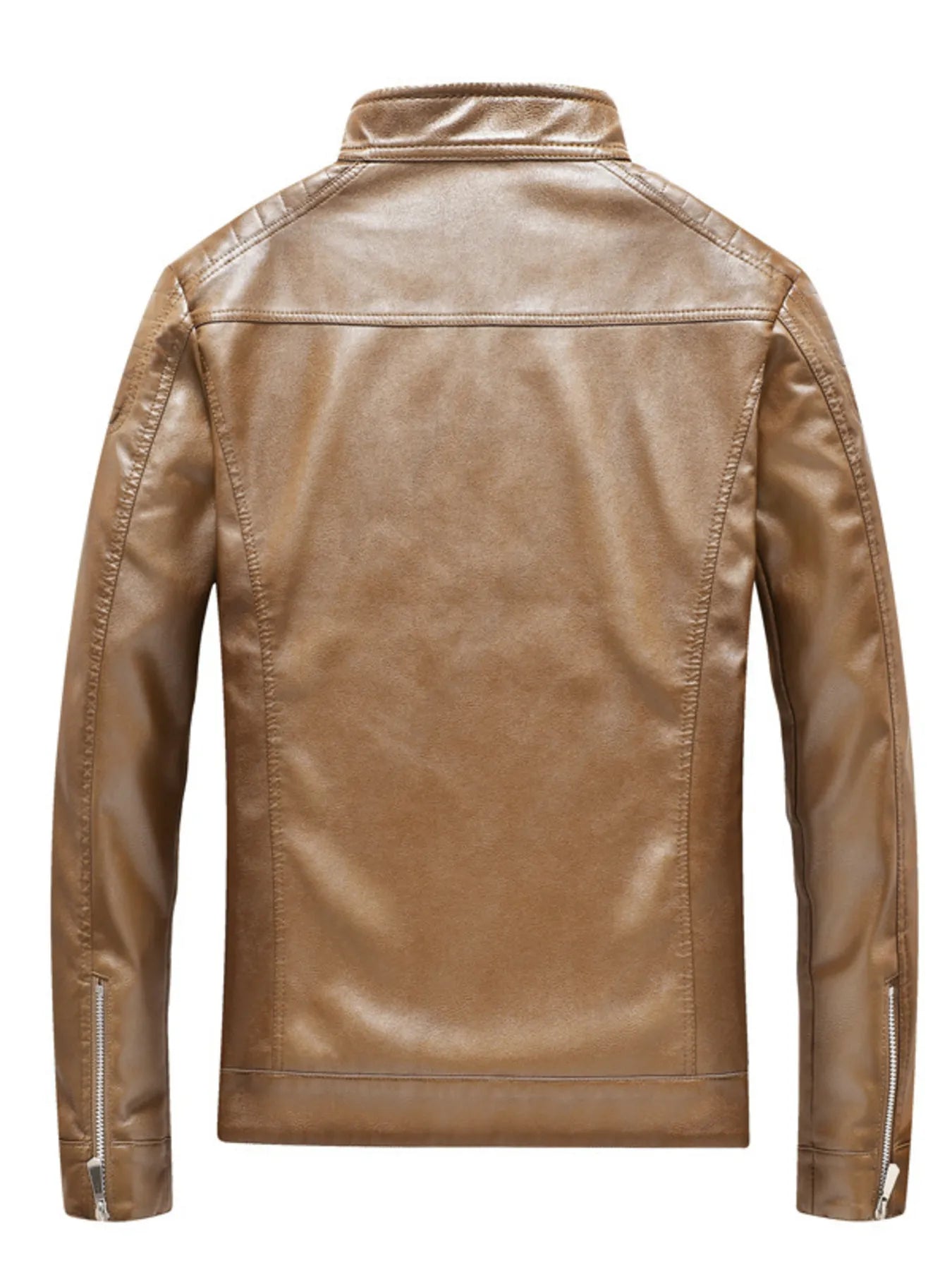 Men's Plus Size Zip Up Long Sleeve Jacket