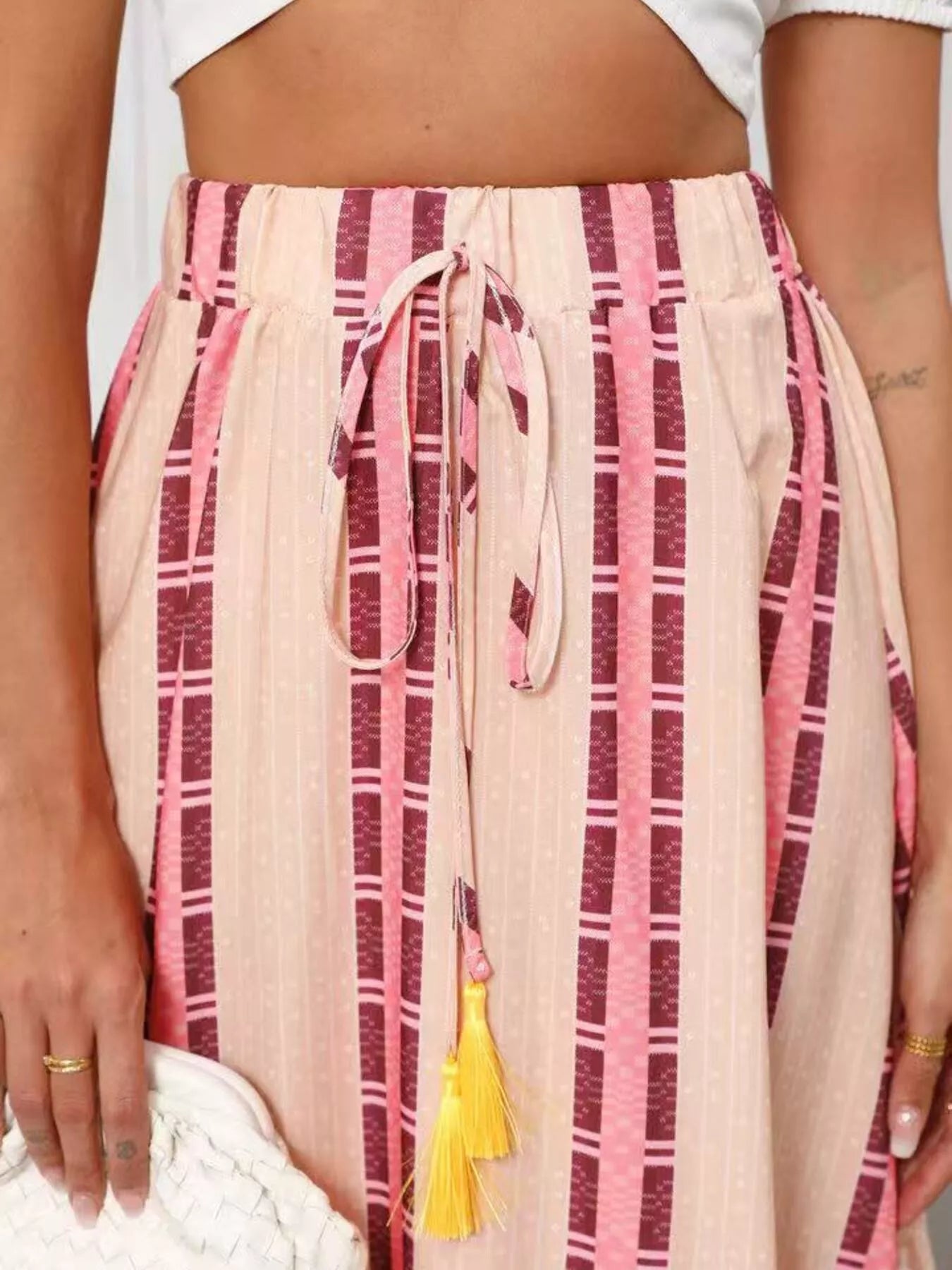 Tassel Midi Skirt
