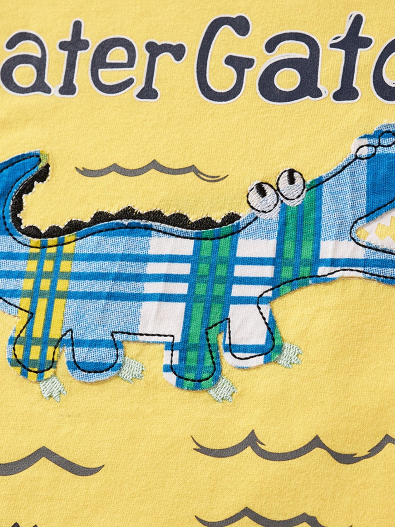Children's Later Gator Graphic Tee & Plaid Shorts Set