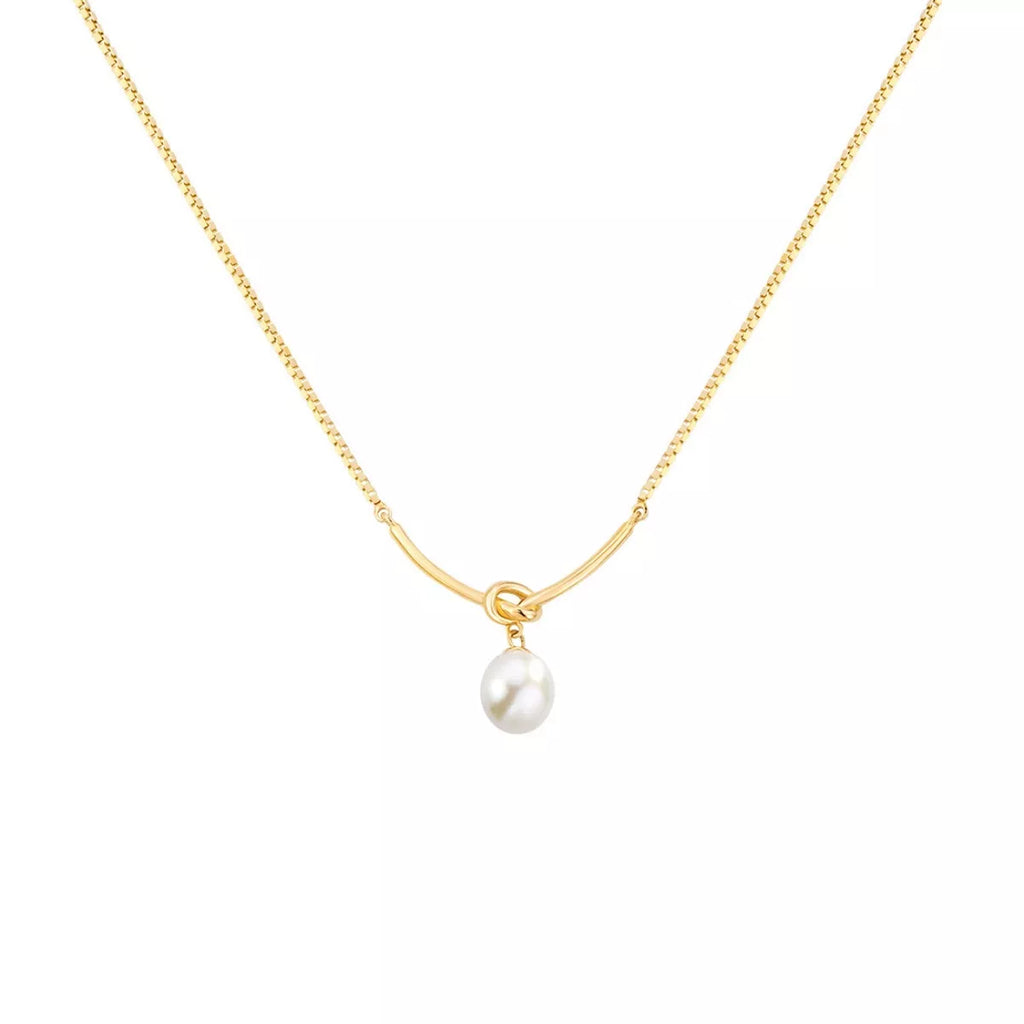 925 Sterling Silver Pearl Necklace