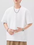 Men's Plus Size Solid Color Casual T-Shirt