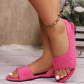 Open Toe Slide Sandals