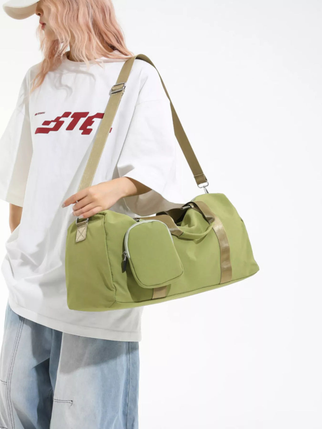 Duffle Bag with Detachable Pouch