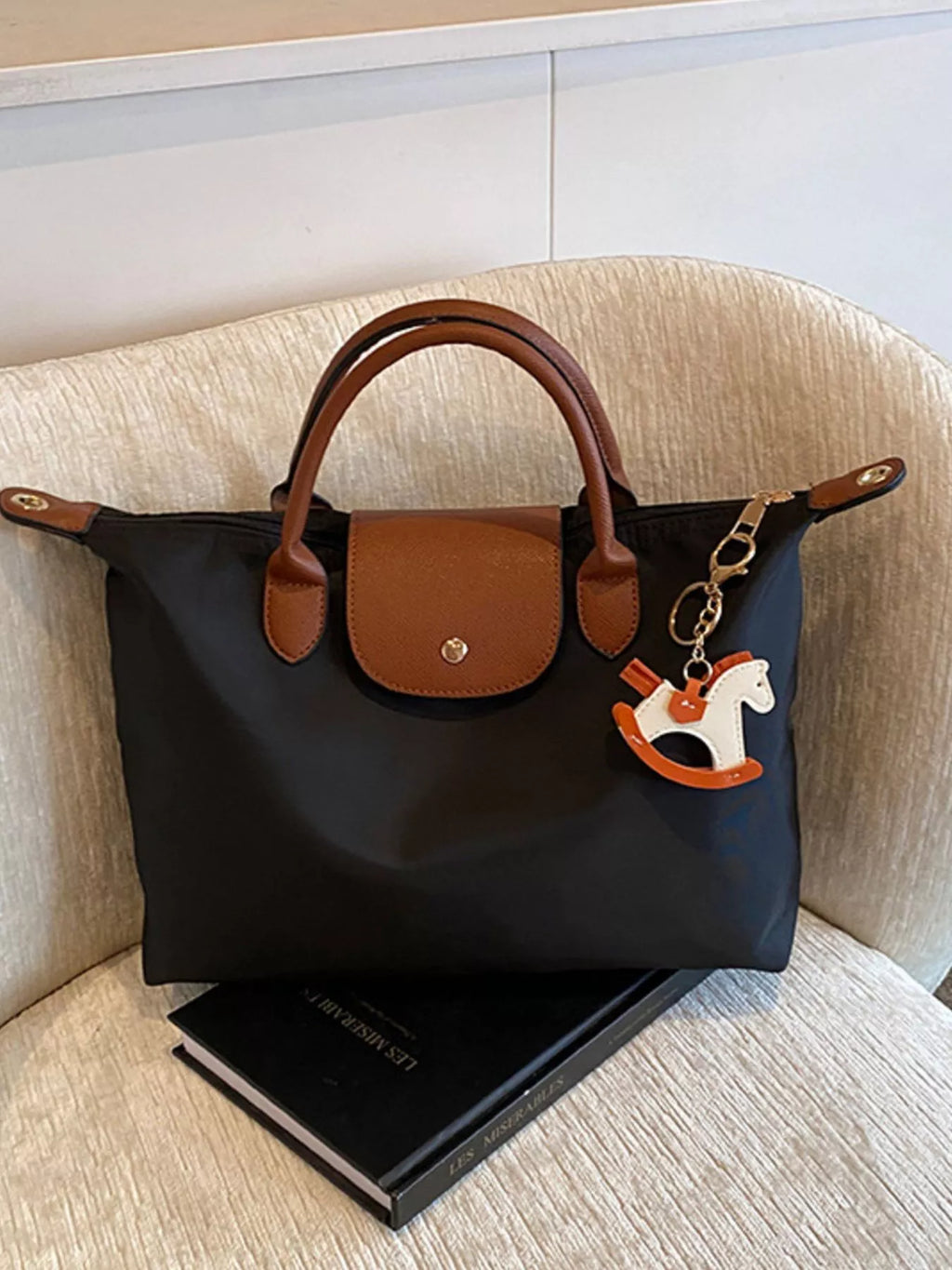Foldable Lightweight Nylon Handbag
