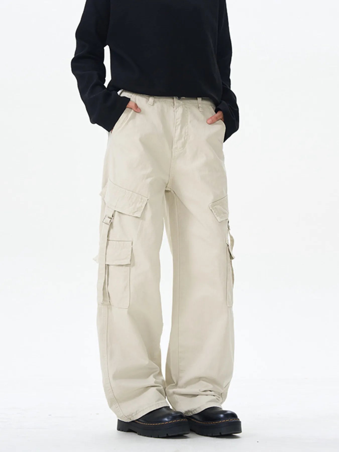 Men's Wide Leg Cargo Pants