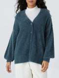 Cozy Knit Button-Down Cardigan