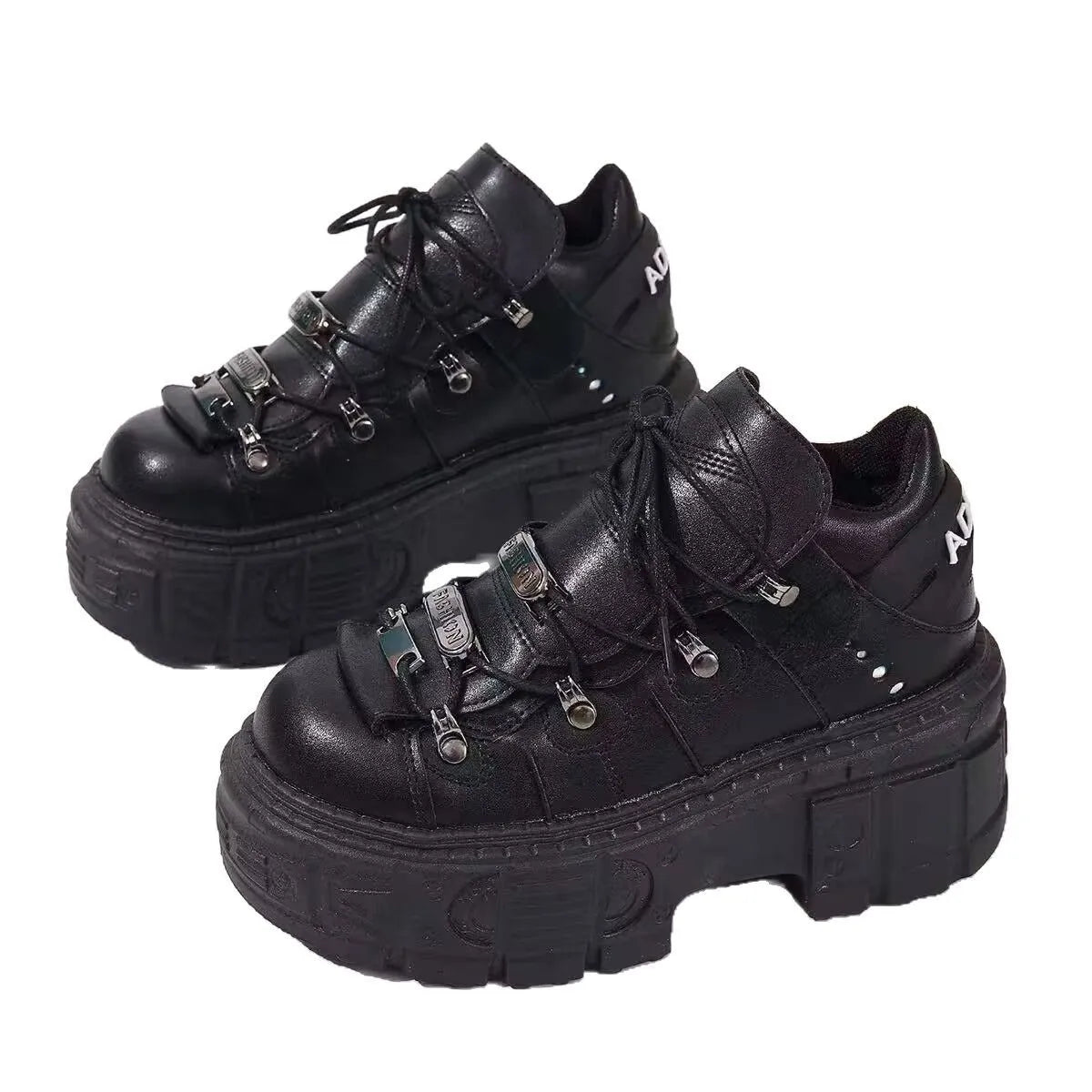 Lace Up Platform Sneakers