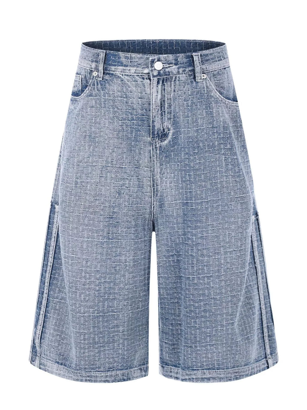 Men's Wide Leg Denim Capris